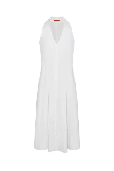 Simonmiller Nava Poplin Midi Dress In White