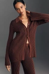 Simonmiller Palo Knit Top Choco Brown Combo In Brown