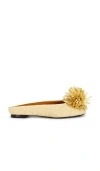 Simonmiller Pom Pom Riad Mule In Brown