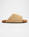 Simon Miller Raffia Bubble Slides In Neutral