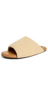 Simon Miller Raffia Bubble Slides In Neutral
