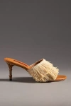 Simonmiller Playa Straw Bamboo-heel Mule Sandals In Beige