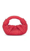 Simonmiller Raffia Lopsy Bag In Red
