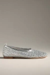 Simonmiller Riad Chrome Woven Ballerina Flats In Silver