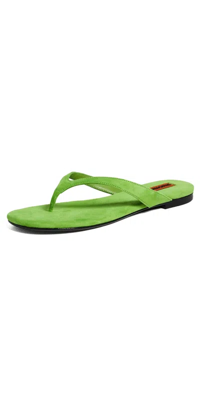 Simonmiller Riviera Thong Sandals Matcha In Green
