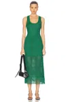 Simonmiller Roca Crochet Dress In Gummy Green