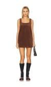 Simonmiller Sahara Corduroy Mini Dress Choco Brown In Brown
