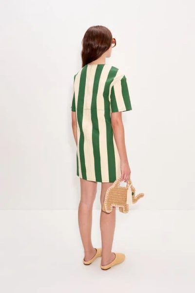 Simonmiller Sahara Short Sleeve Mini Dress In Green