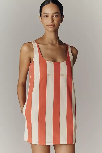 Simonmiller Sahara Stripe Mini Dress In Neutral