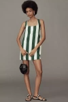 Simonmiller Sahara Striped Denim Mini Dress In Multicolor