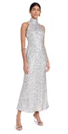 Simonmiller Sculpty Sleeveless Sequin Dress Iridescent In Iridescent