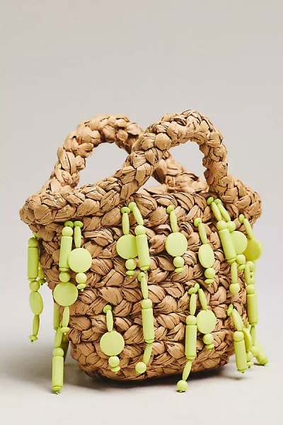 Simonmiller Shelly Beaded Hand Bag In Pink