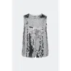 Simon Miller Shirley Sequin Top In Gray