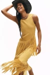 Simonmiller Spiral Knit Maxi Dress In Yellow