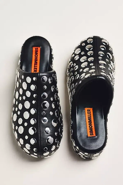 Simonmiller Studded Bubble Clogs In Black