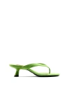 Simon Miller Simonmiller Suede Beep Sandal In Green