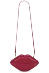 Simonmiller Lips Clutch In Lucky Red