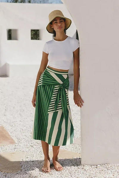 Simonmiller Vita Wrap Skirt In Green