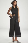 Simonmiller Wavy Cropped Wide-leg Pants In Black