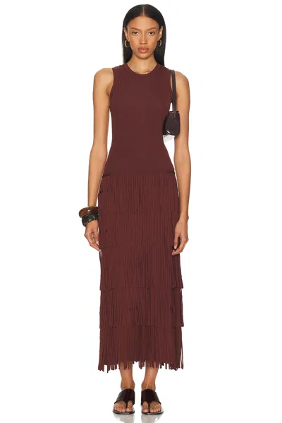 Simonmiller Za Za Sleevless Knit Fringe Dress