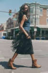 Simonmiller Zaza Knit Fringe Skirt In Black