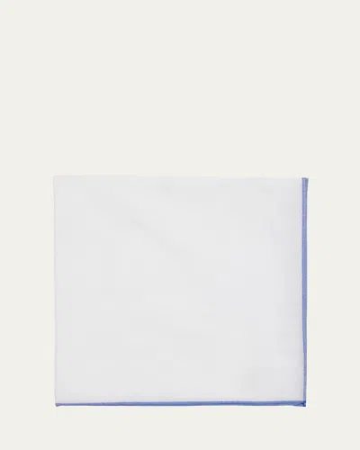 Simonnot Godard Men's Color-edge Pocket Handkerchief