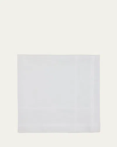 Simonnot Godard Men's Cotton And Linen Tonal Pocket Handkerchief