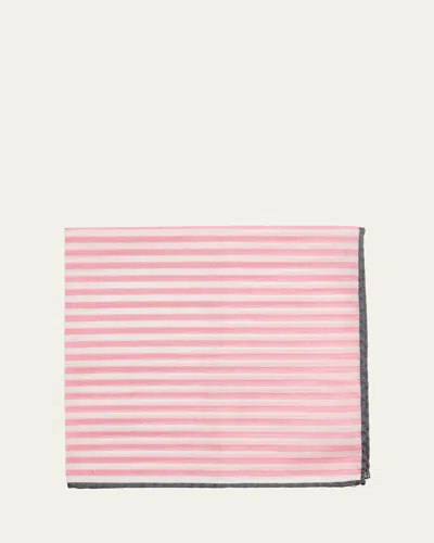 Simonnot Godard Men's Cotton Bengal Stripe Handkerchief