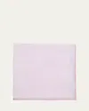 Simonnot Godard Men's Cotton-linen Pocket Square In Pink