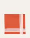 Simonnot Godard Men's Cotton Satin Check Pocket Handkerchief