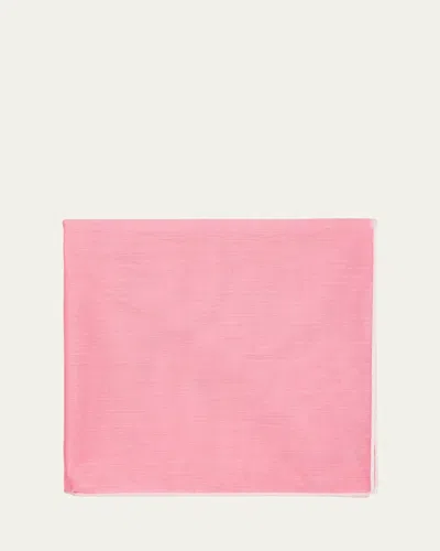Simonnot Godard Men's Cotton Satin-edge Pocket Handkerchief