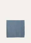 Simonnot Godard Men's Tonal Stripe Handkerchief In Lt Blue