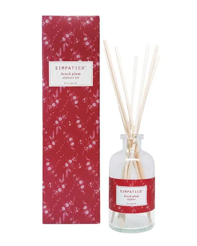 Simpatico Beach Plum Diffuser Kit In Clear