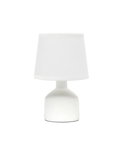 Simple Designs Mini Bocksbeutal Table Lamp In Off White