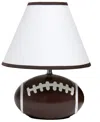 SIMPLE DESIGNS SPORTSLITE 11.5" TALL ATHLETIC SPORTS FOOTBALL BASE CERAMIC BEDSIDE TABLE DESK LAMP