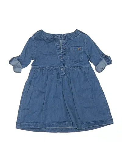 Pre-owned Simple Joys By Carter's Babies' Dress In Blue