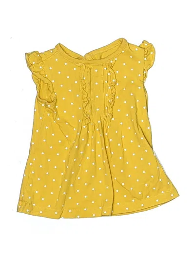 Pre-owned Simple Joys By Carter's Kids' Sleeveless Blouse In Yellow