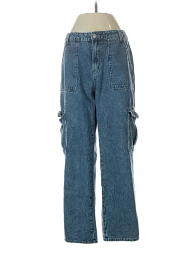 Pre-owned Simple Society Cargo Pants In Blue