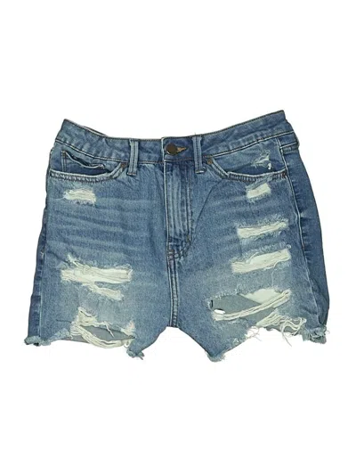 Pre-owned Simple Society Denim Shorts In Blue