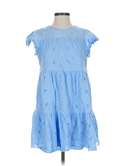Pre-owned Simplee Casual Dress In Blue