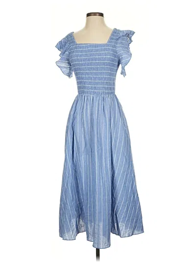 Pre-owned Simplee Casual Dress In Blue