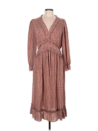 Pre-owned Simplee Casual Dress In Brown