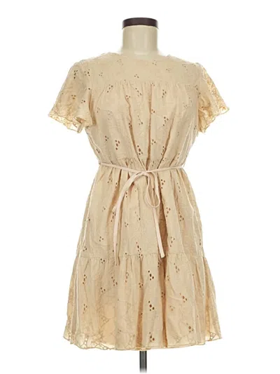 Pre-owned Simplee Casual Dress In Brown