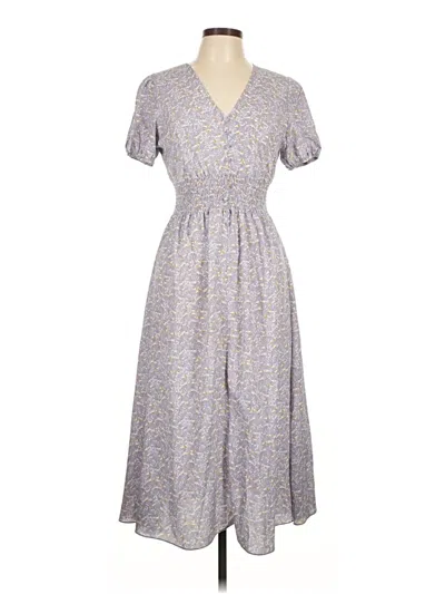Pre-owned Simplee Casual Dress In Gray