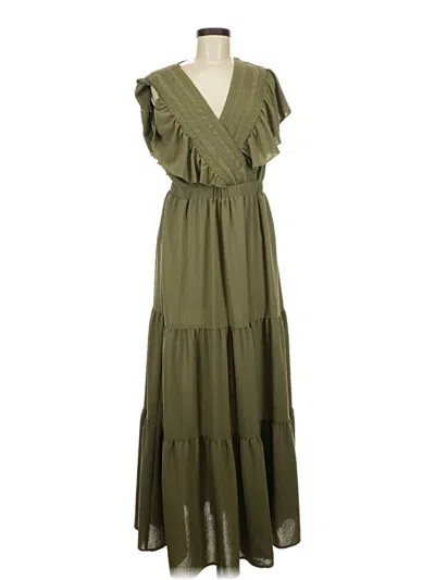 Pre-owned Simplee Casual Dress In Green