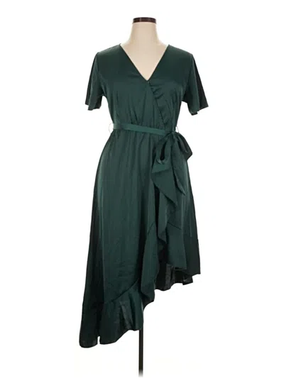 Pre-owned Simplee Casual Dress In Green