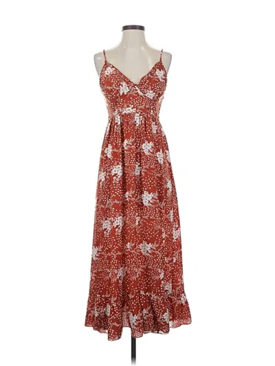 Pre-owned Simplee Casual Dress In Red