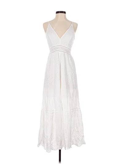Pre-owned Simplee Casual Dress In White