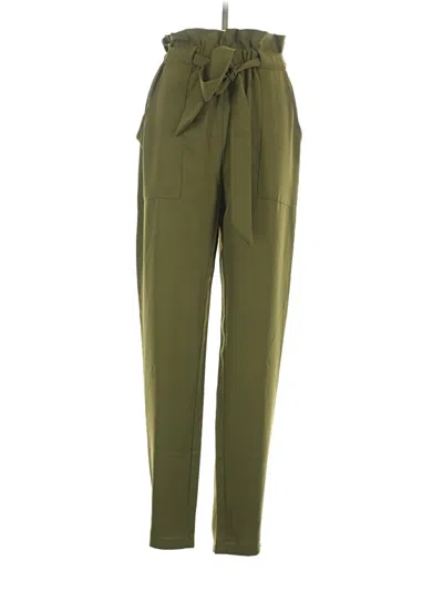 Pre-owned Simplee Casual Pants In Green