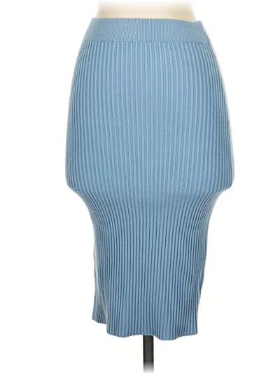 Pre-owned Simplee Casual Skirt In Blue